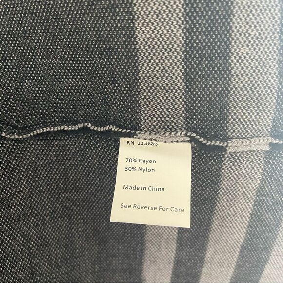 Roja Black and Grey Southwestern Print Long Knit Duster - Picture 5 of 5